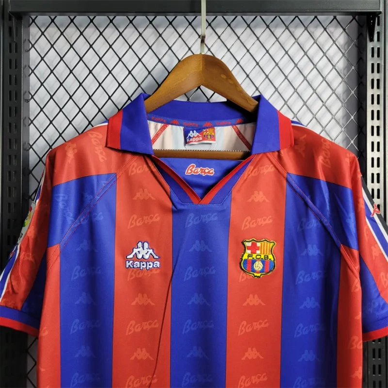 96-97 Barcelona Retro Home Soccer Shirt