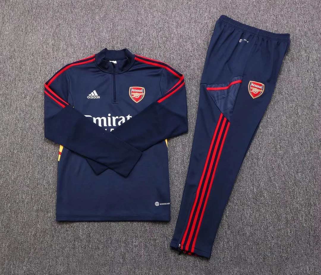 Arsenal Half-Pull Training Suit Royal Blue Football Shirt 2022/2023