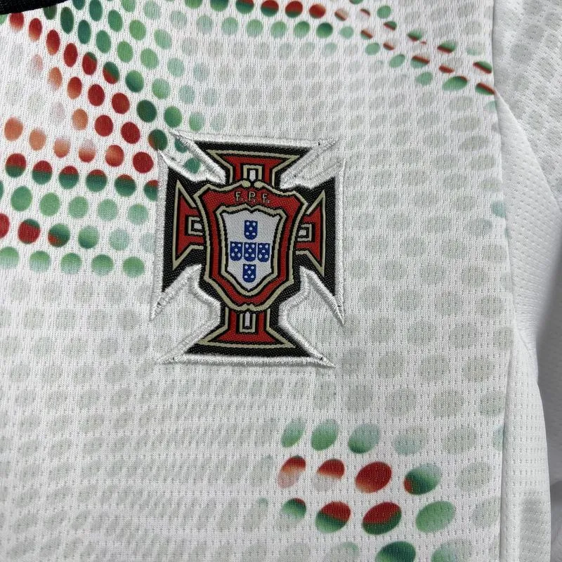 Kids Portugal Away Soccer (Jersey+Shorts) Kits 2025