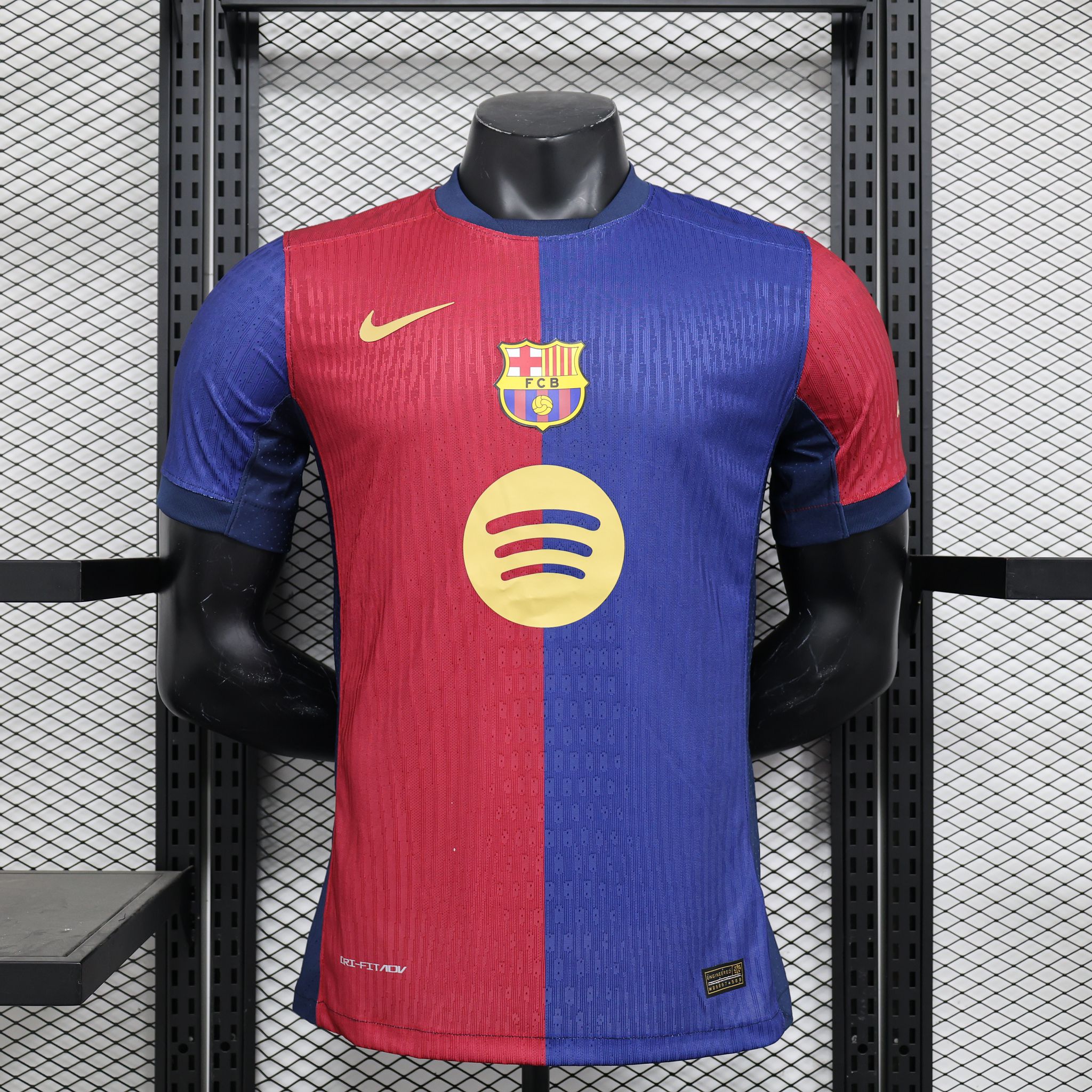 24-25 Barcelona Home Soccer Jersey Player Edition