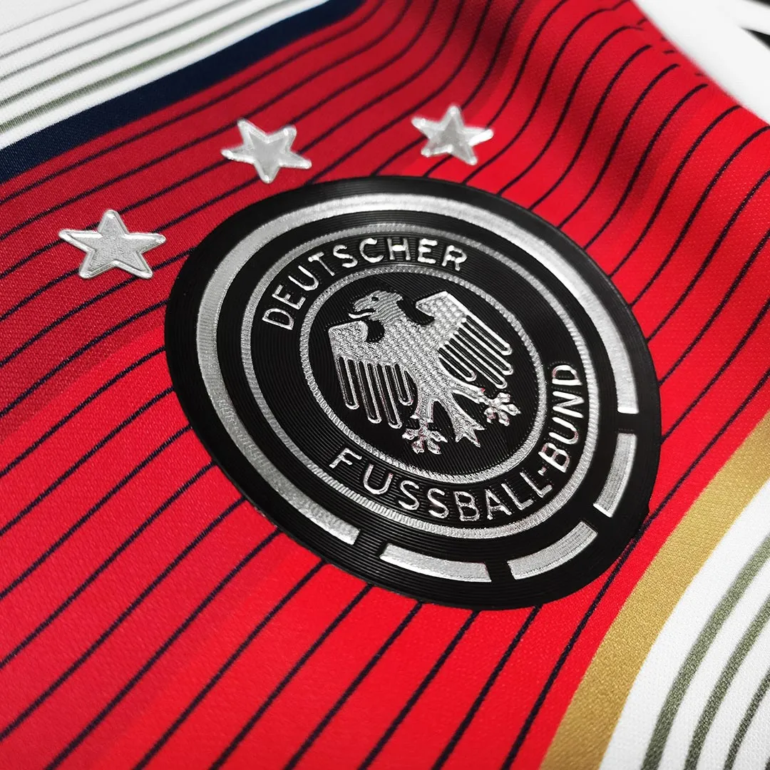 2014 Germany Retro 3 Stars Home Jersey World Cup
