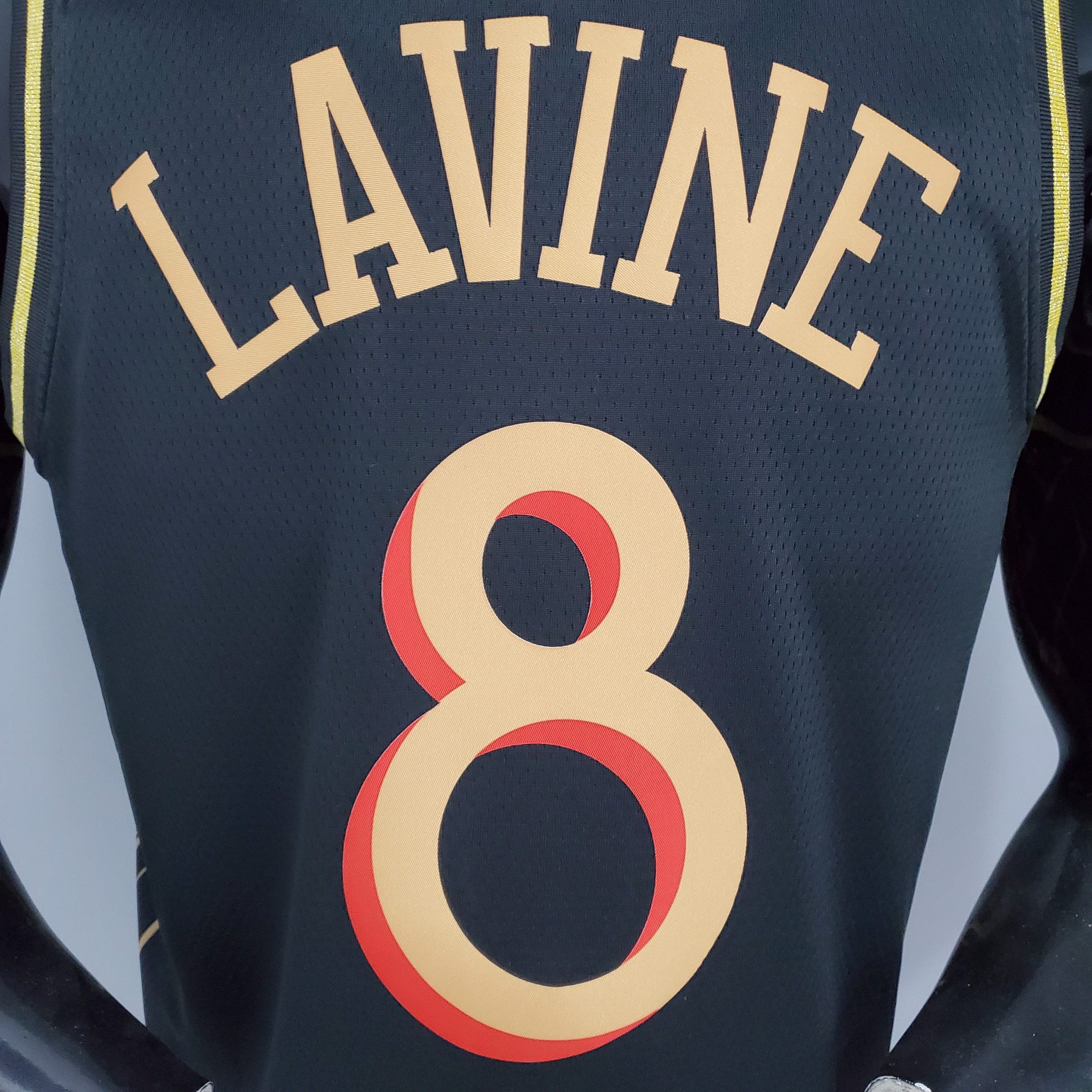 Zach LaVine Chicago Bulls Team City Edition Swingman Jersey Black