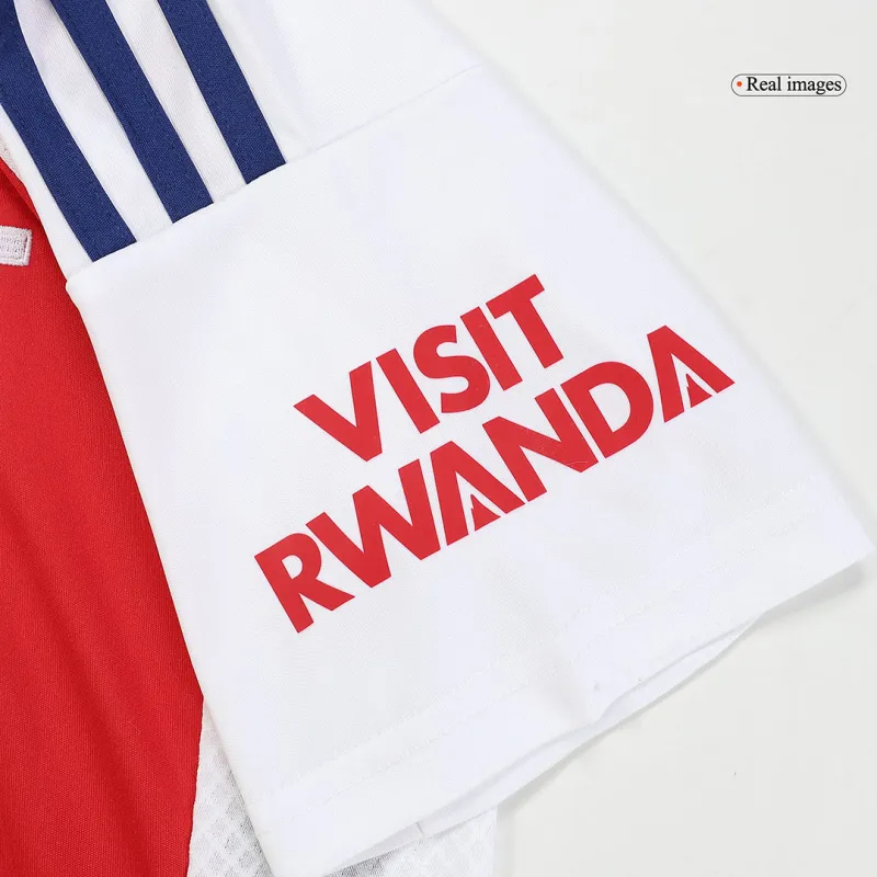 Arsenal Home HAVERTZ #29 SAKA #7 ØDEGAARD #8 RICE #41 Soccer Jersey 2024-25