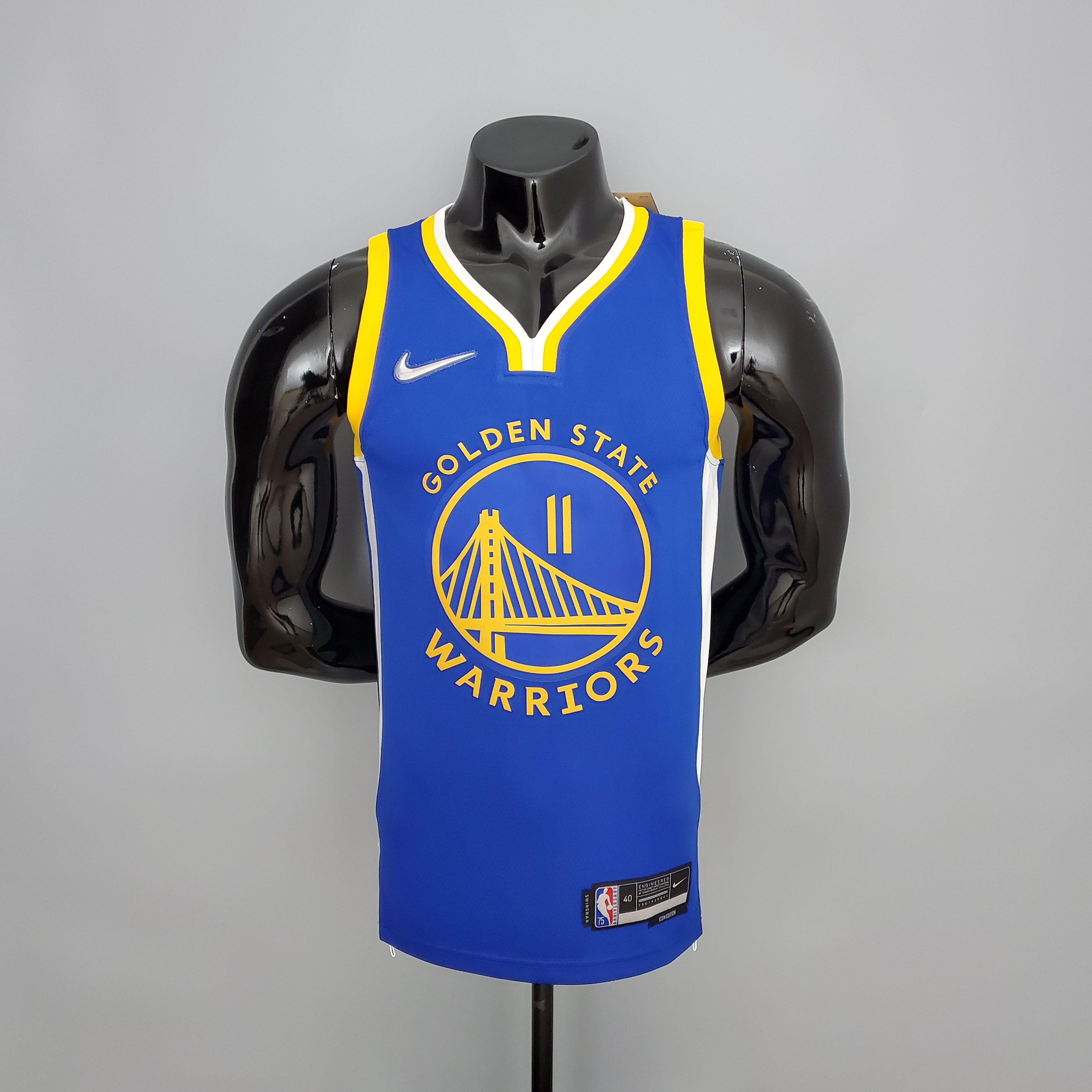Klay Thompson Golden State Warriors 75th Anniversary Swingman Jersey Blue
