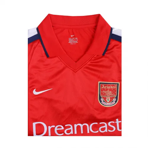 00-01 Arsenal Bergkamp #10 Retro Jersey Home
