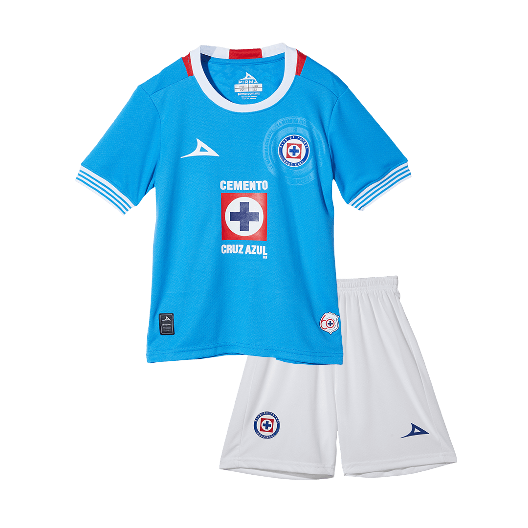 Kids Cruz Azul Home Soccer Kits 2024-25