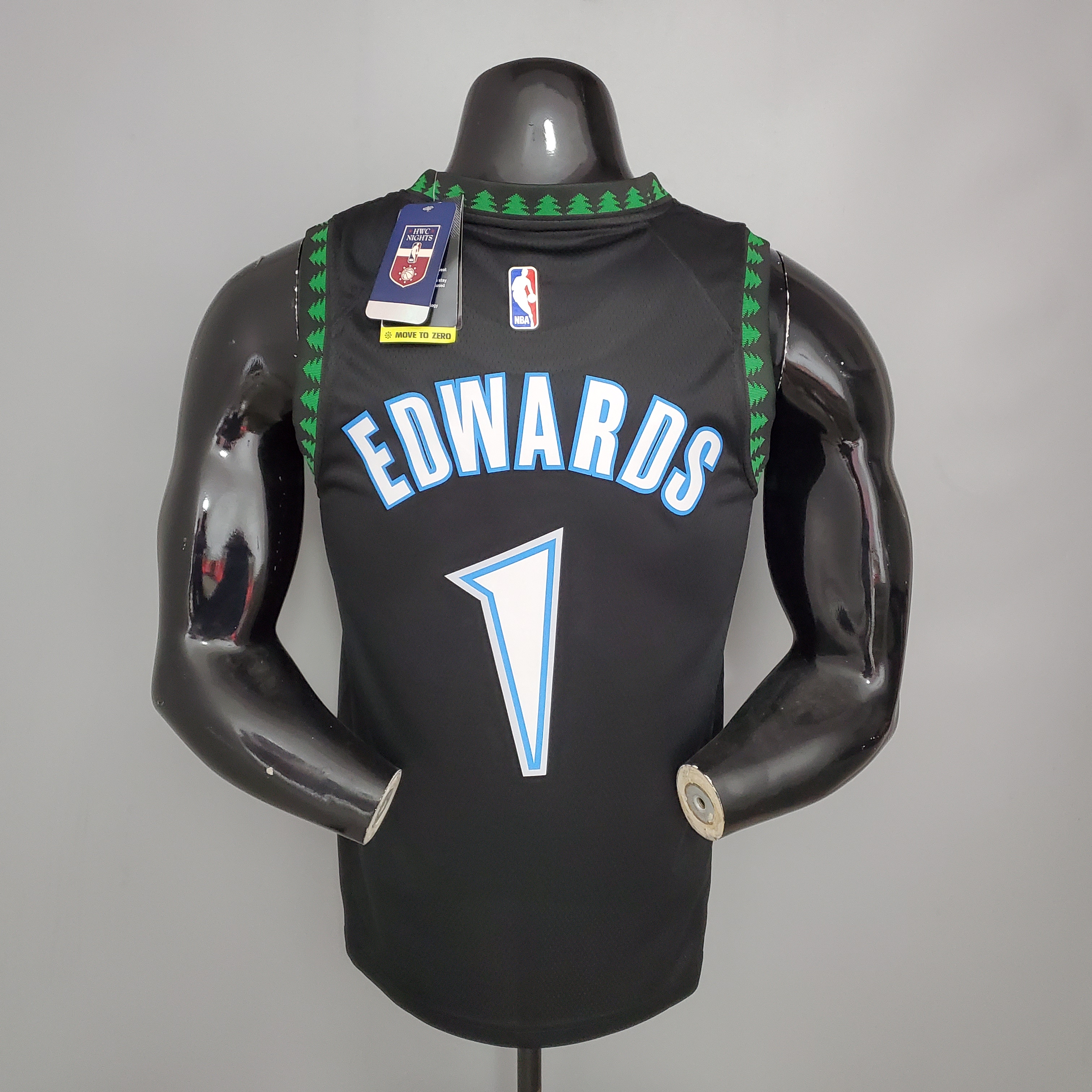 Anthony Edwards Minnesota Timberwolves 2018 Retro Swingman Jersey Black