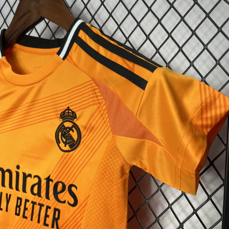 24-25 Real Madrid Third Away Kids Kit Soccer Jersey+Shorts