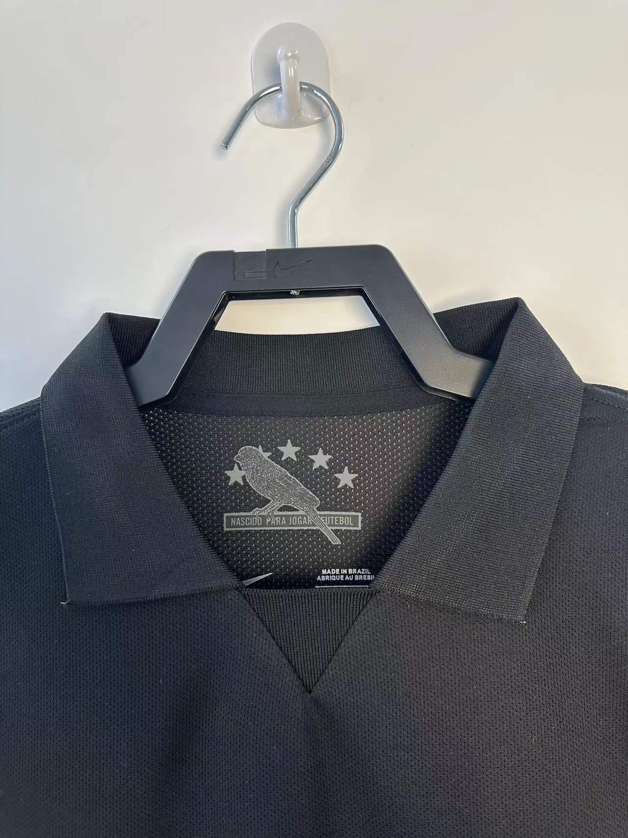 Brazil Black Retro Jersey 2013/14