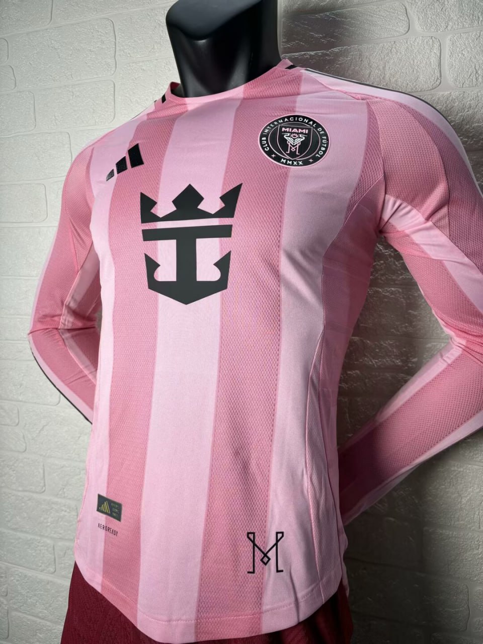 Inter Miami Home Man Player Version Long Sleeve Jersey 25/26