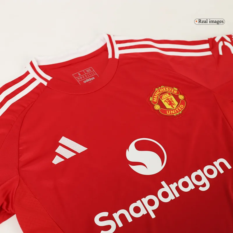 24-25 Manchester United Home Full Kit(Jersey+Shorts+Socks)