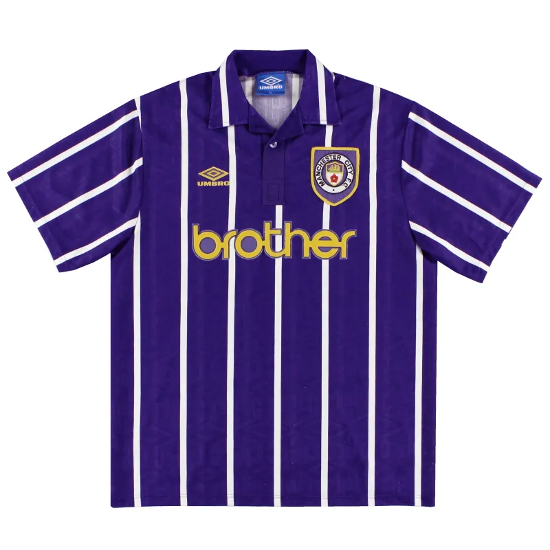 1992/94 Manchester City Retro Jersey Away