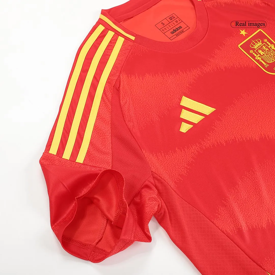 Spain Home Jersey LAMINE YAMAL #19 RODRIGO #16 MORATA #7 Euro 2024