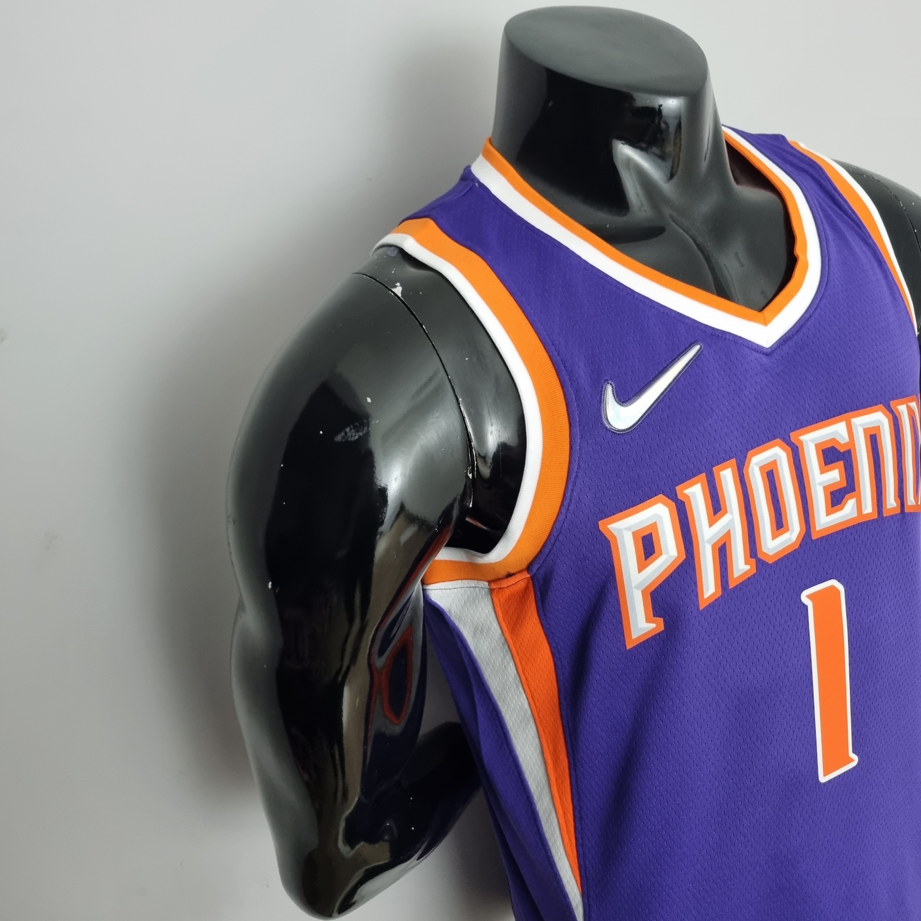 Devin Booker Phoenix Suns 75th Anniversary Swingman Jersey Purple