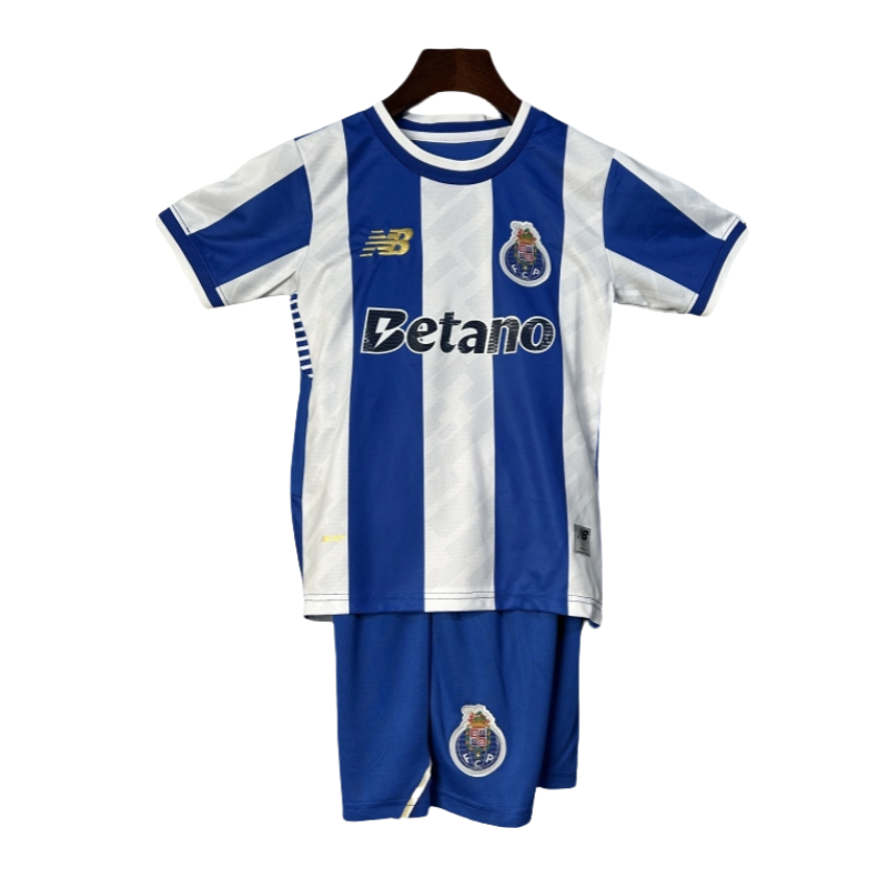 FC Porto Home Soccer Jersey Kids Kit 2025-26 (Jersey+Shorts)