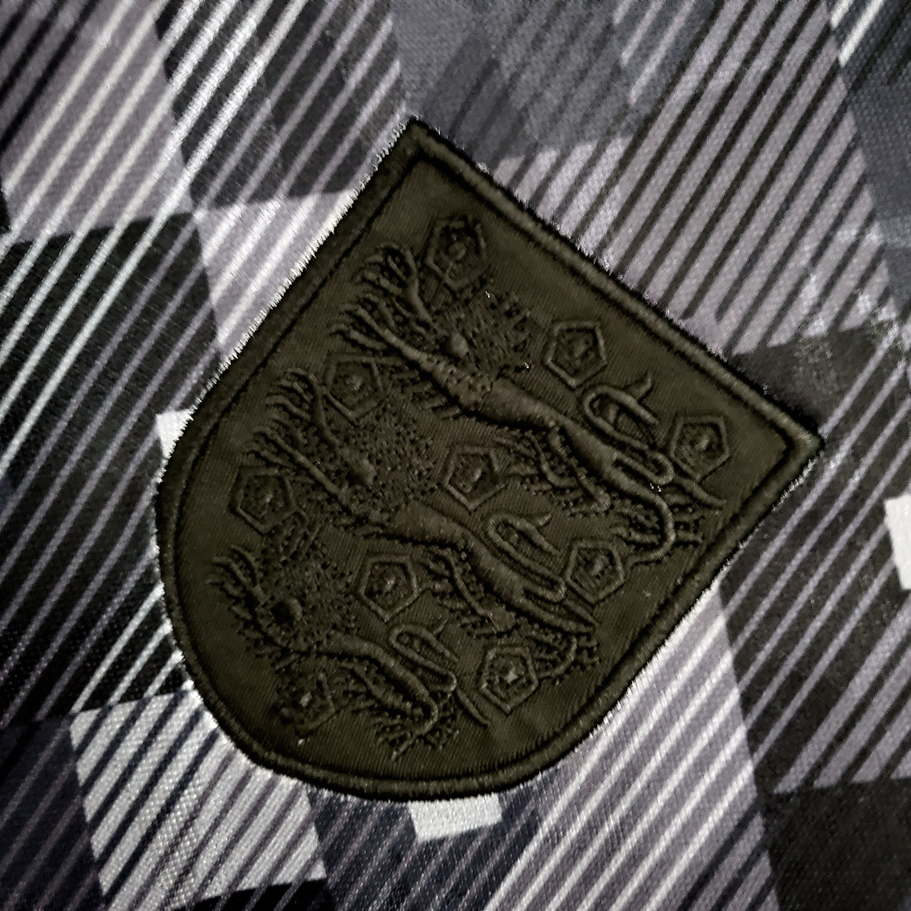 England 1990 Black Out Retro Jersey