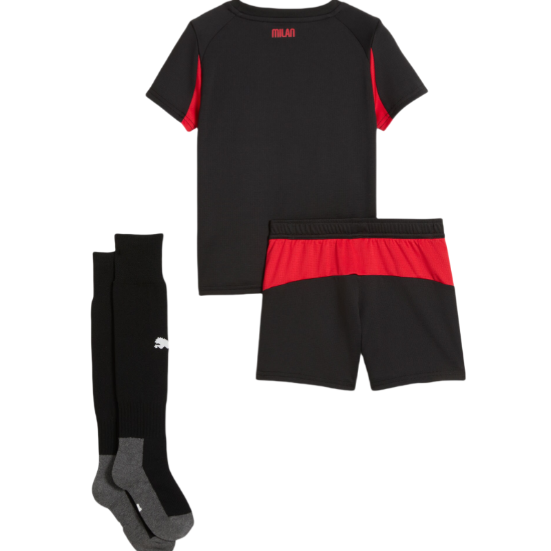 Kids Ac Milan Home jersey kit 2025-26