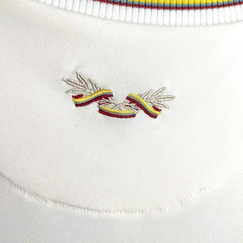 Colombia 2024 Nation 100th White Anniversary Collection Jersey White