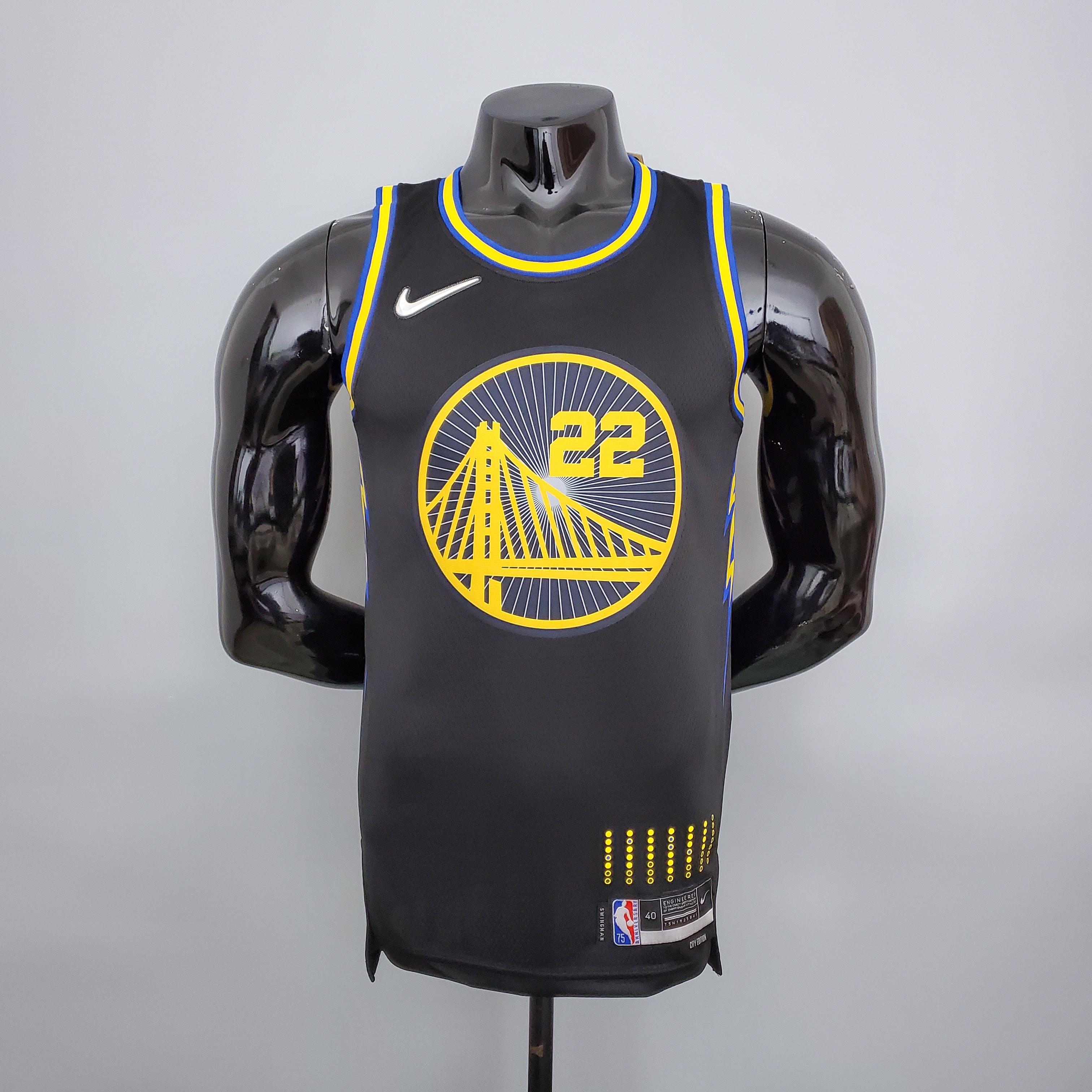 Andrew Wiggins Golden State Warriors 75th Anniversary Swingman Jersey Black