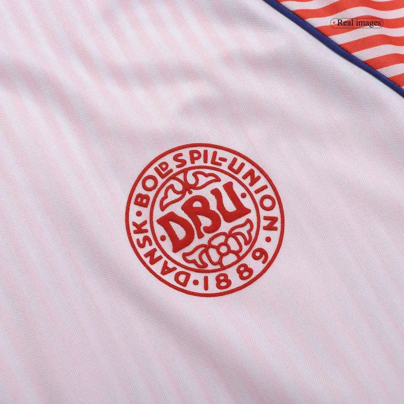 Denmark 1986 Retro Jersey Away