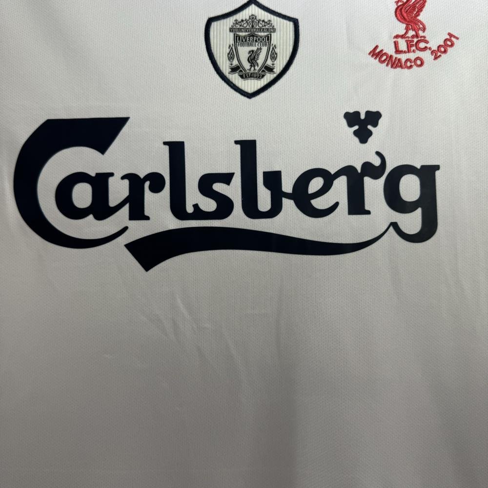 Retro Liverpool Away Football Jersey 2001/2002