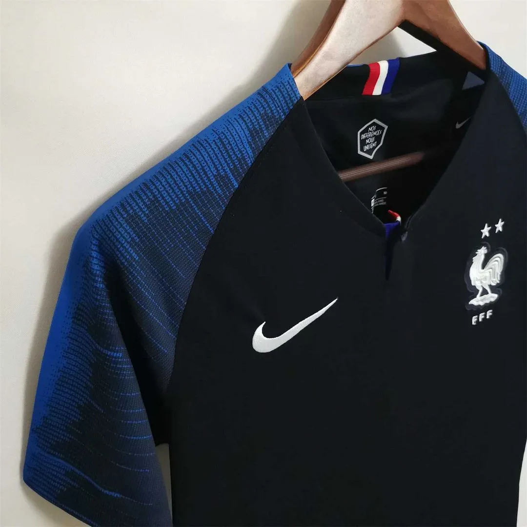 2018 France World Cup Champion 2 Stars Home Retro Jersey