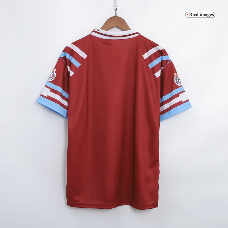 West Ham United 1991/92 Retro Jersey Home