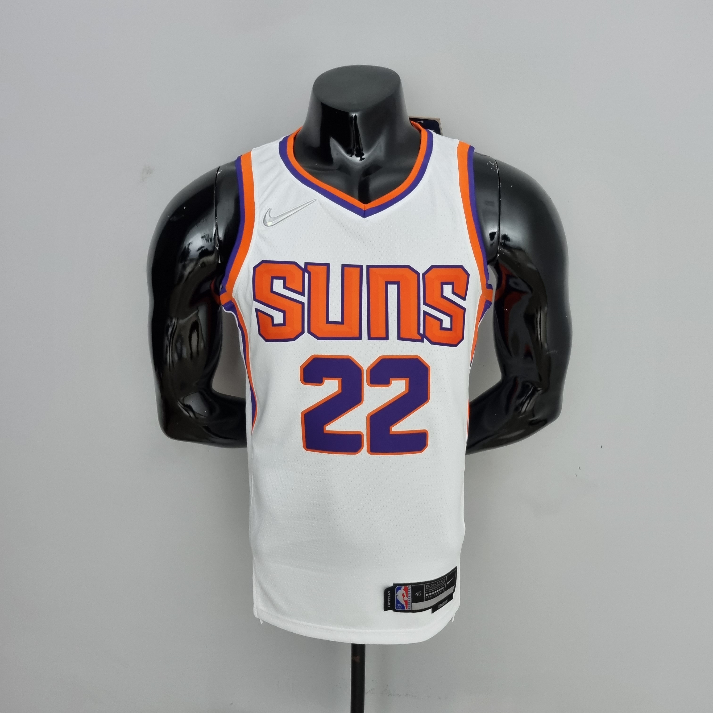 Deandre Ayton Phoenix Suns 75th Anniversary Swingman Jersey White