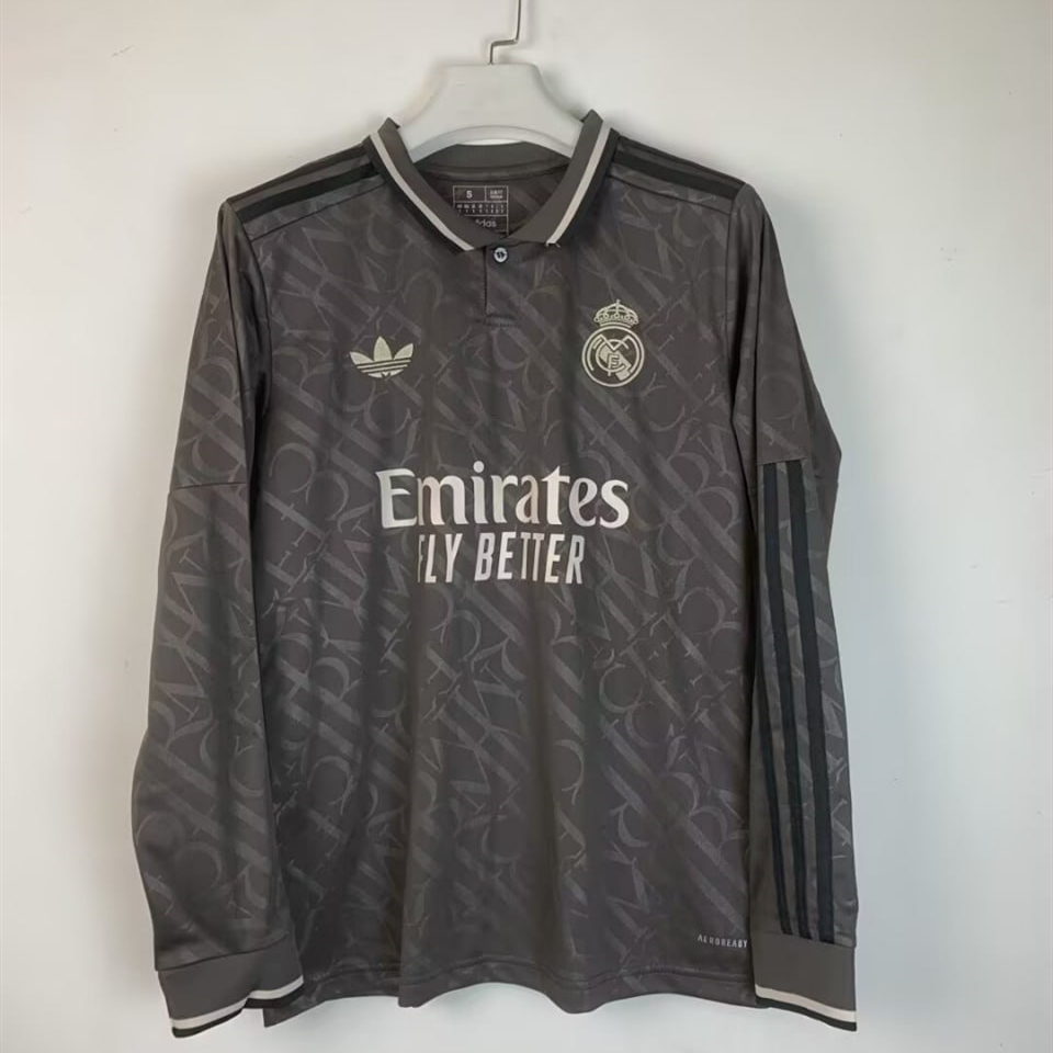 Real Madrid Third Man Long Sleeve Jersey 24/25