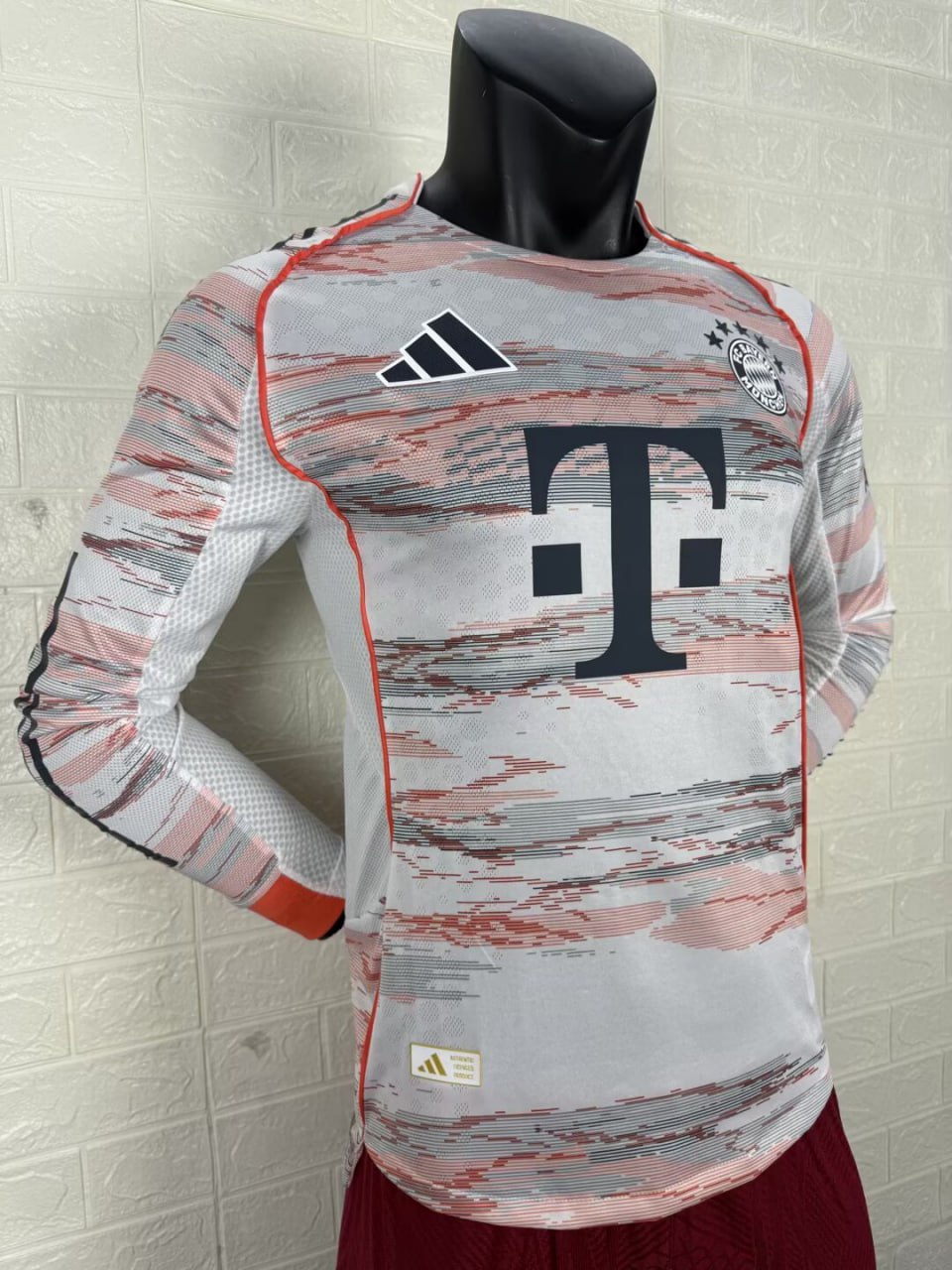 Bayern Munich Home Player Long Sleeve Jersey 25/26