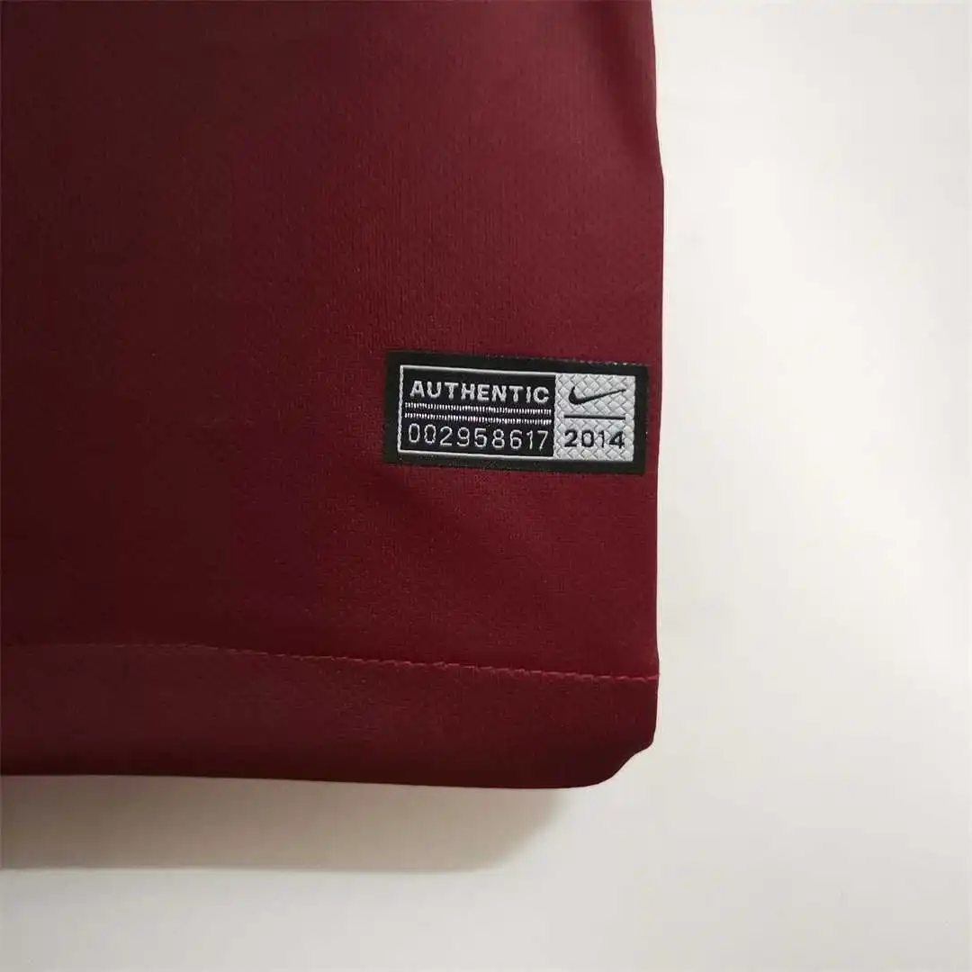 2014 Portugal Retro Jersey Home World Cup