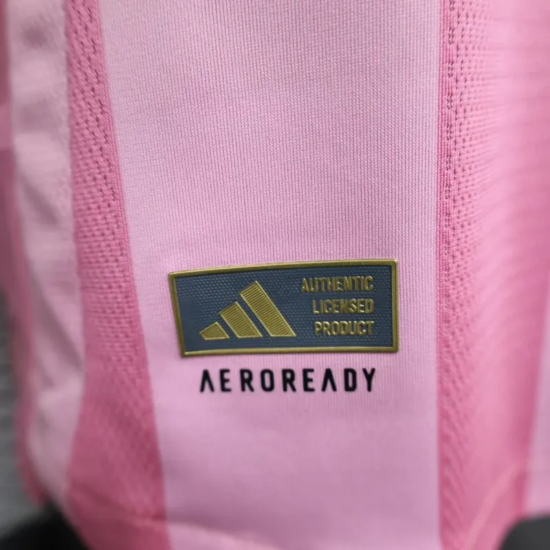 Inter Miami CF Home Pink Soccer Jersey Player Version Shirt 2025-26