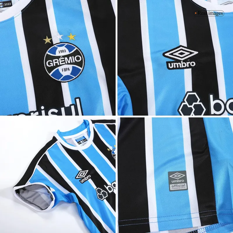 Kids Grêmio FBPA  2023/24 Home Kit Jersey+Shorts