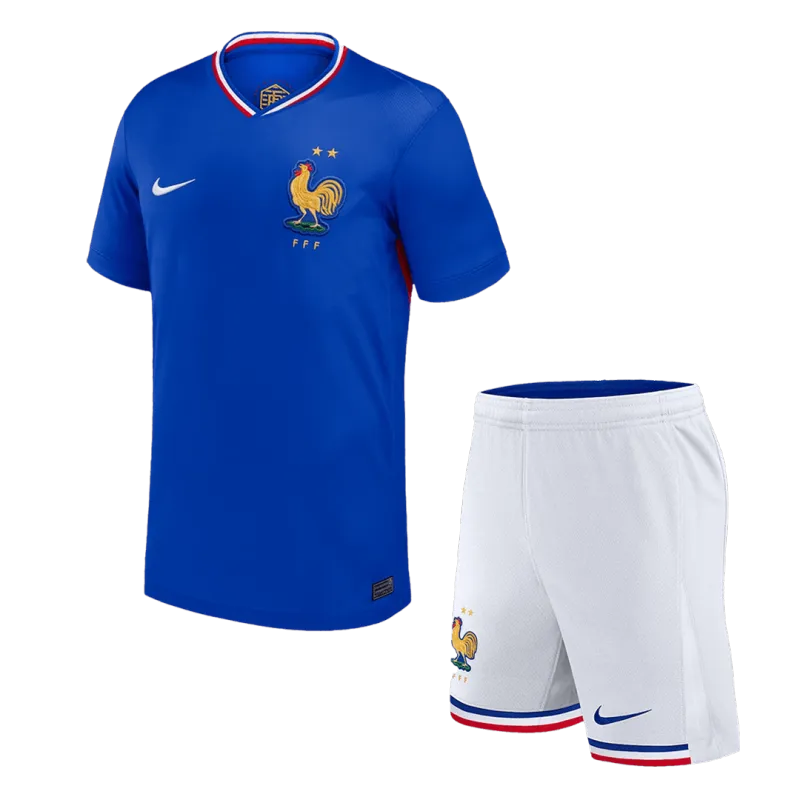 2024 France Home Kit(Jersey+Shorts) Euro