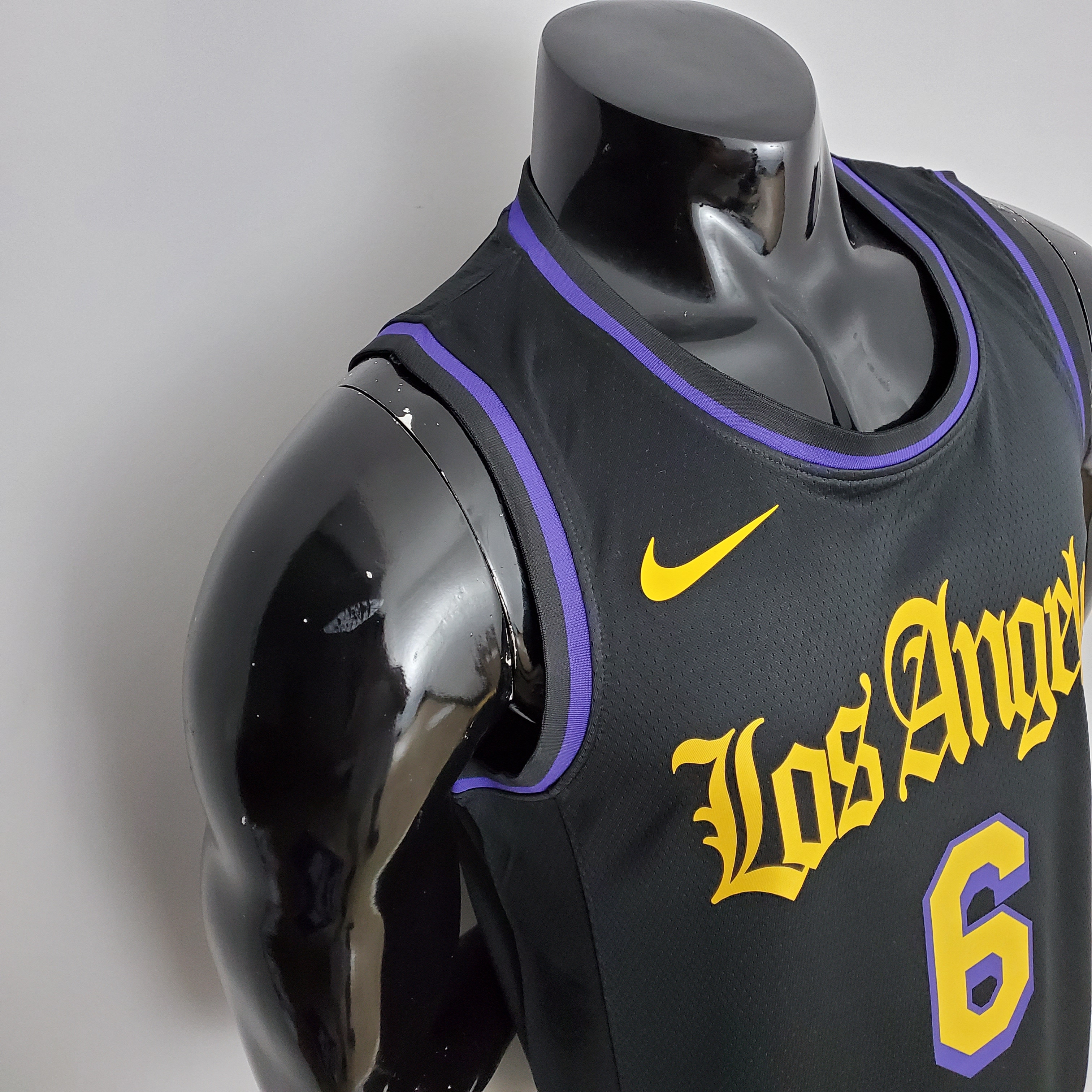LeBron James #6 Los Angeles Lakers 2021 Swingman Jersey Black