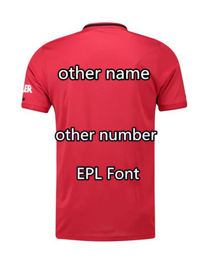 Manchester United Home Long Sleeve Men Jersey 2019/20