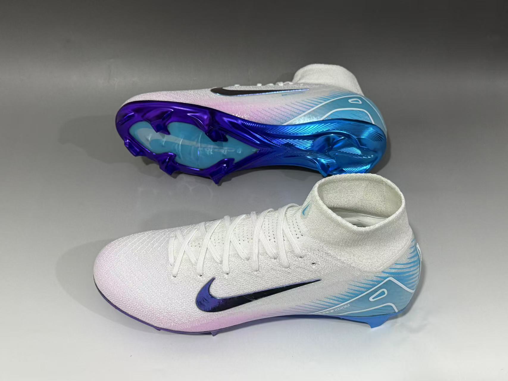 Assassin's 16th generation high top with built-in full air cushion waterproof knitted FG Football shoes