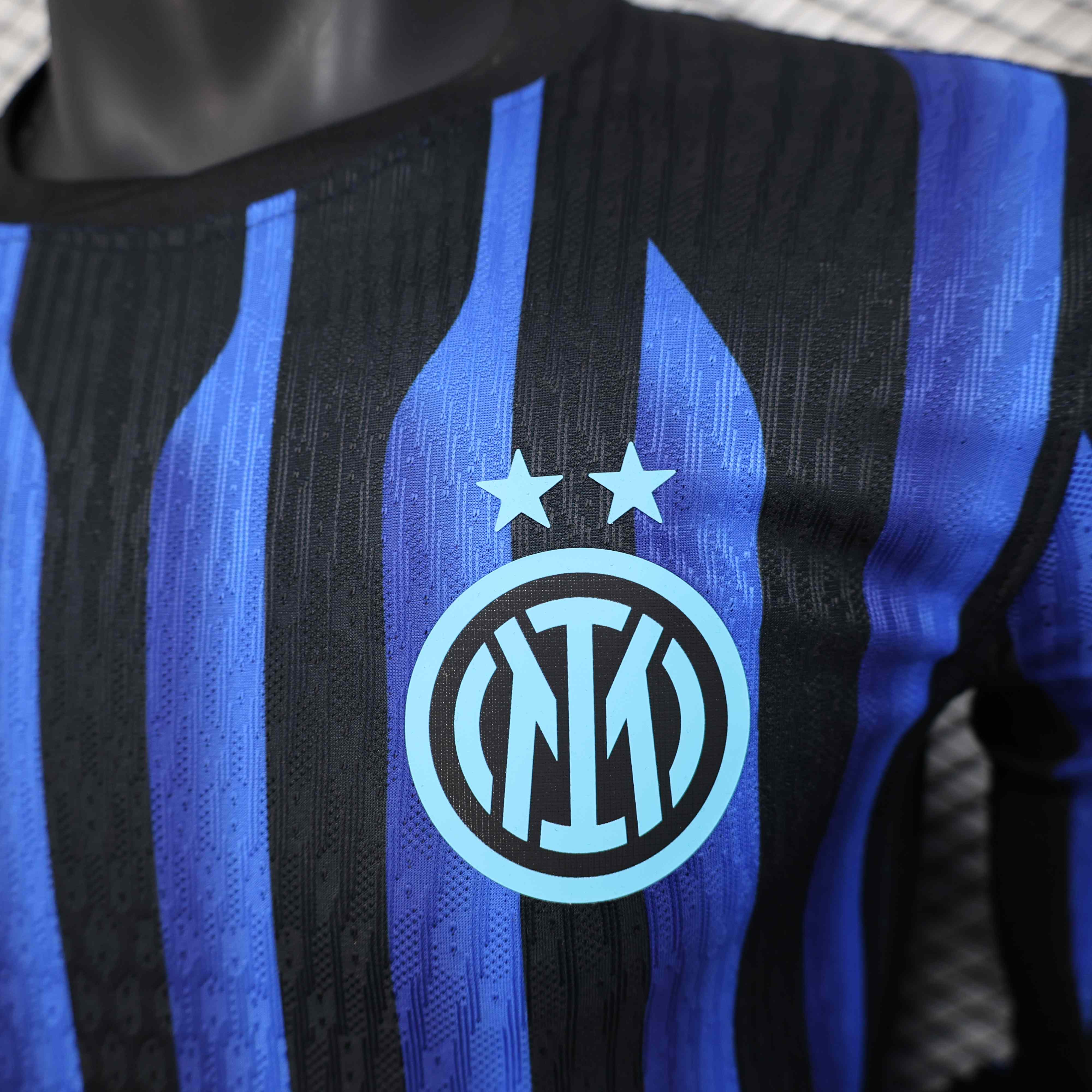 Inter Milan Home Shirt SOccer Jersey Long Sleeve Player Version 25-26