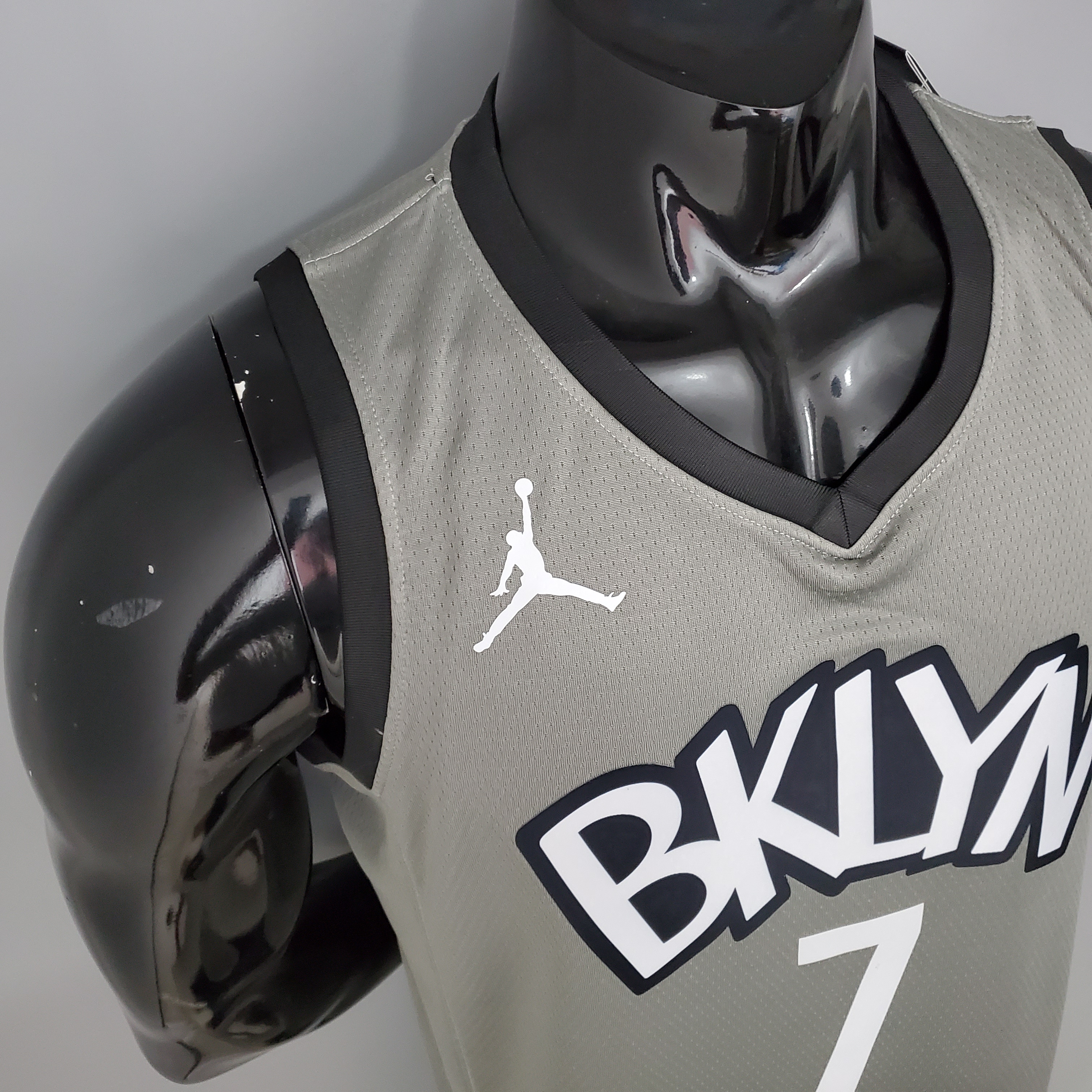 Kevin Durant Brooklyn Nets Flying Man Swingman Jersey Gray
