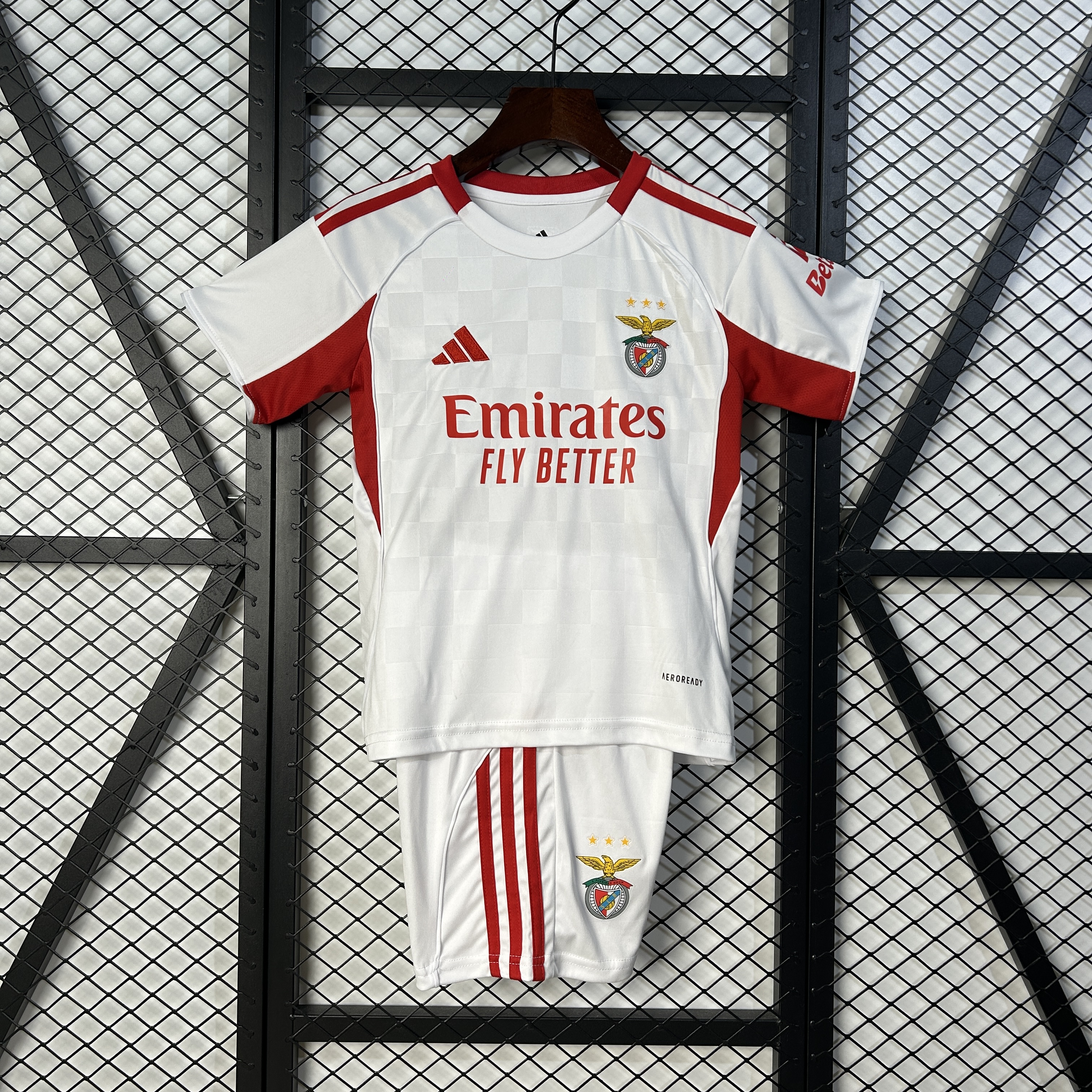 SL Benfica White Away Kids Suit 25/26