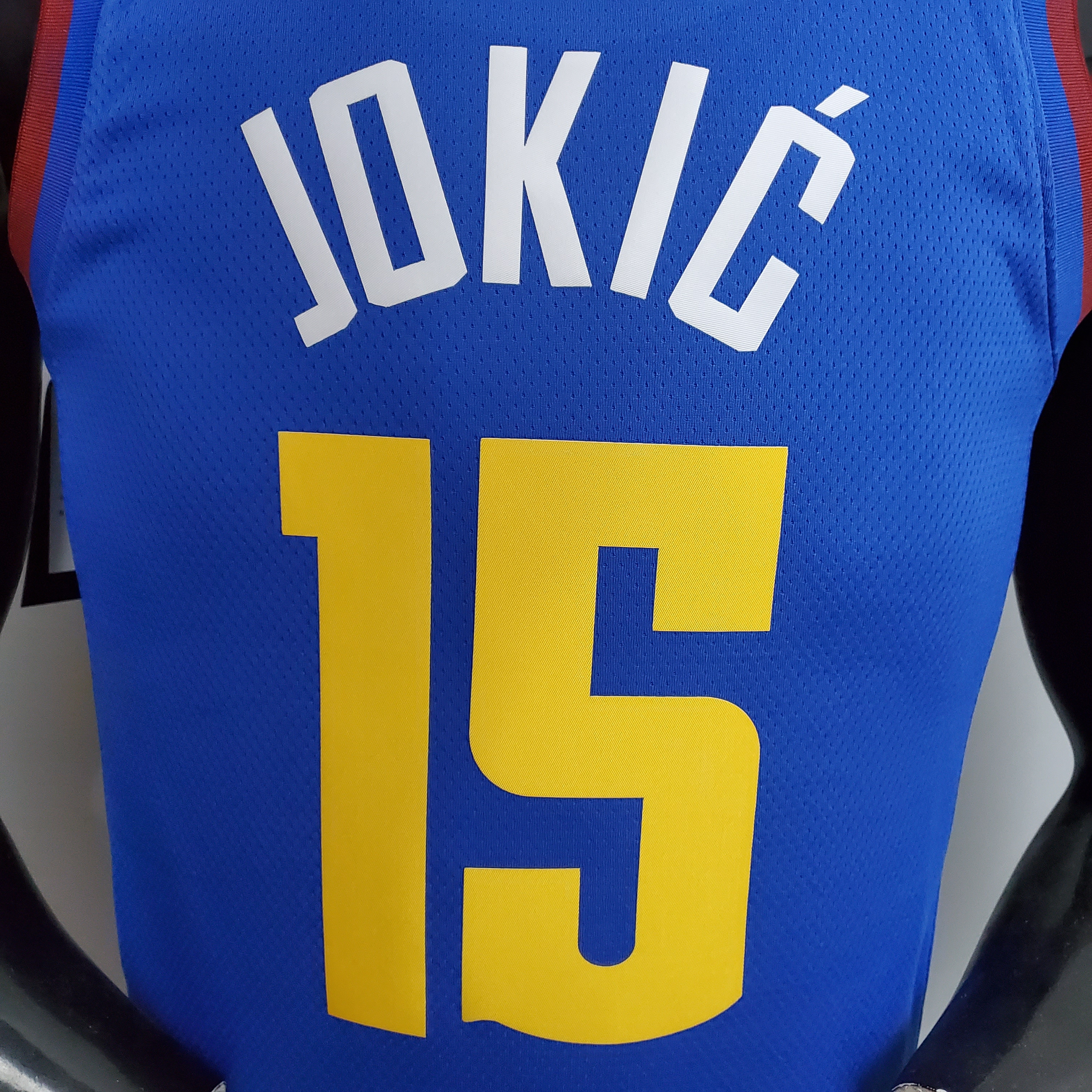 Nikola Jokic Denver Nuggets Theme Limited City Edition Blue Swingman Jersey