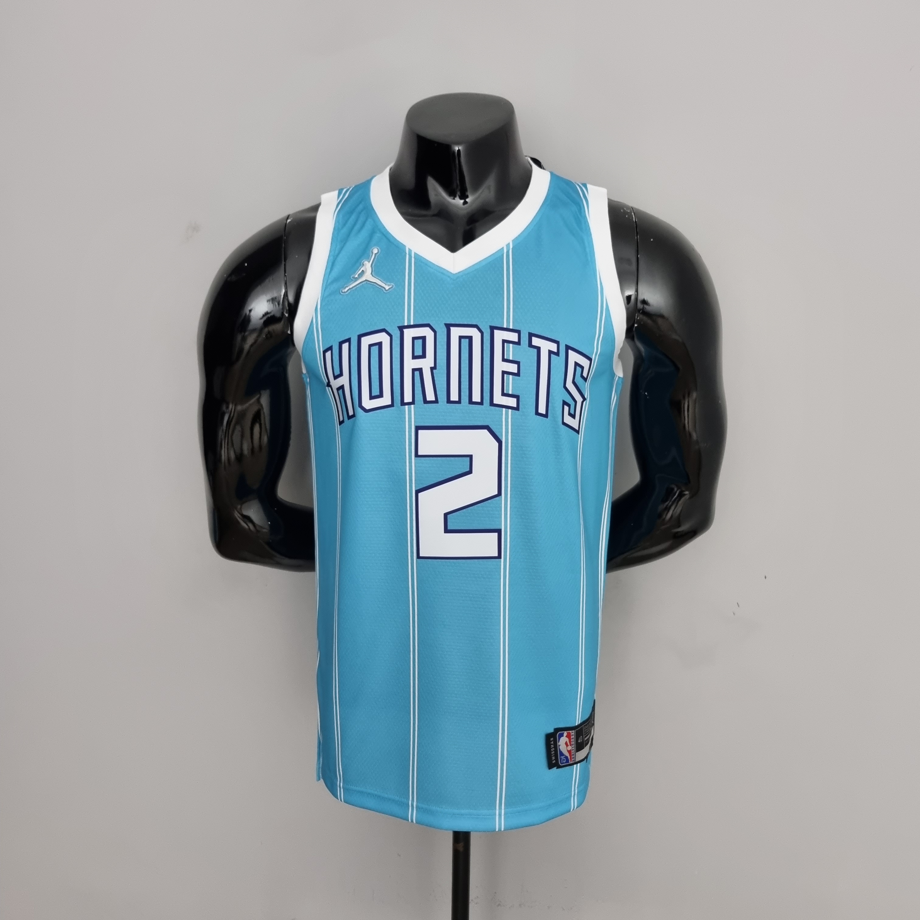 LaMelo Ball Charlotte Hornets 75th Anniversary Swingman Jersey Blue