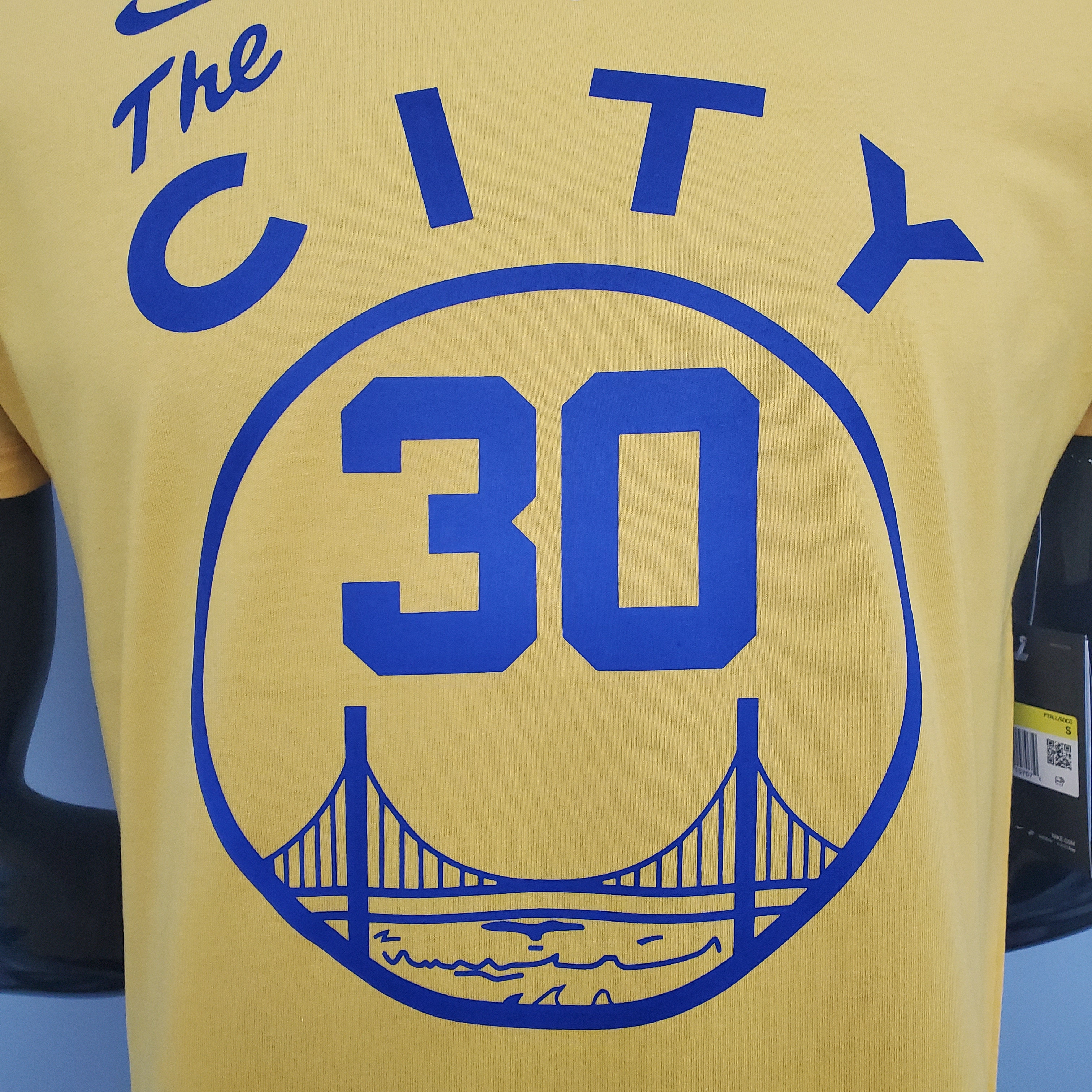 Stephen Curry Golden State Warriors Casual T-shirt Yellow