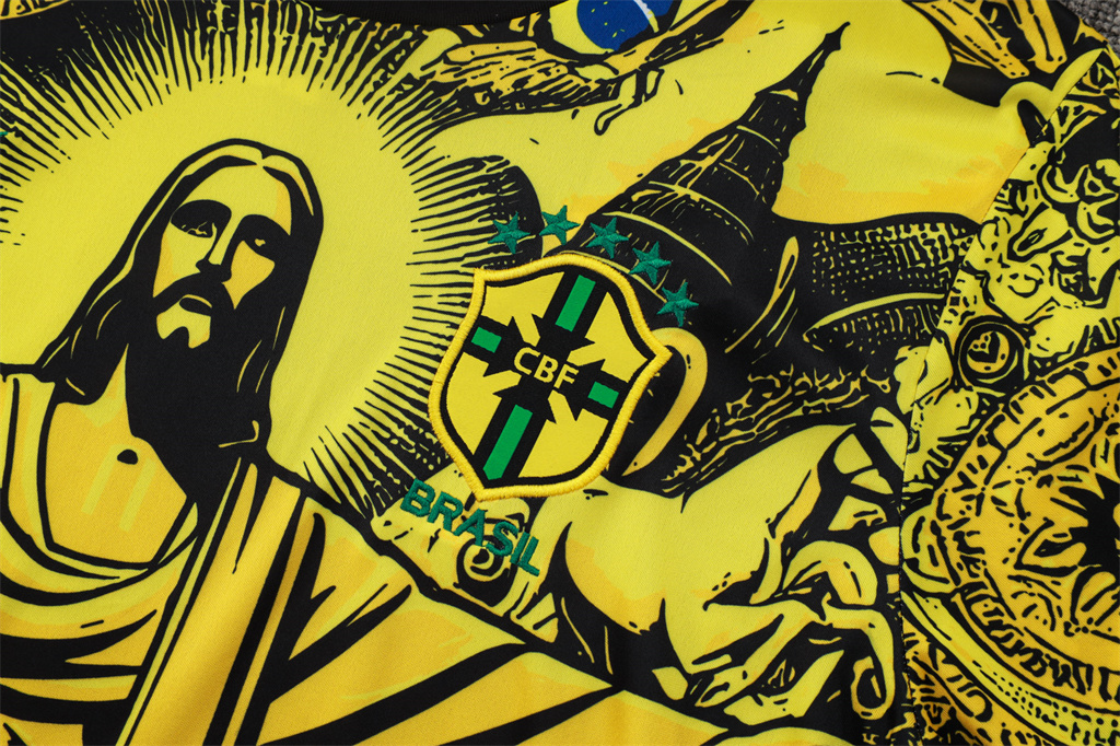 Brazil Training Short sleeve Jersey 24/25