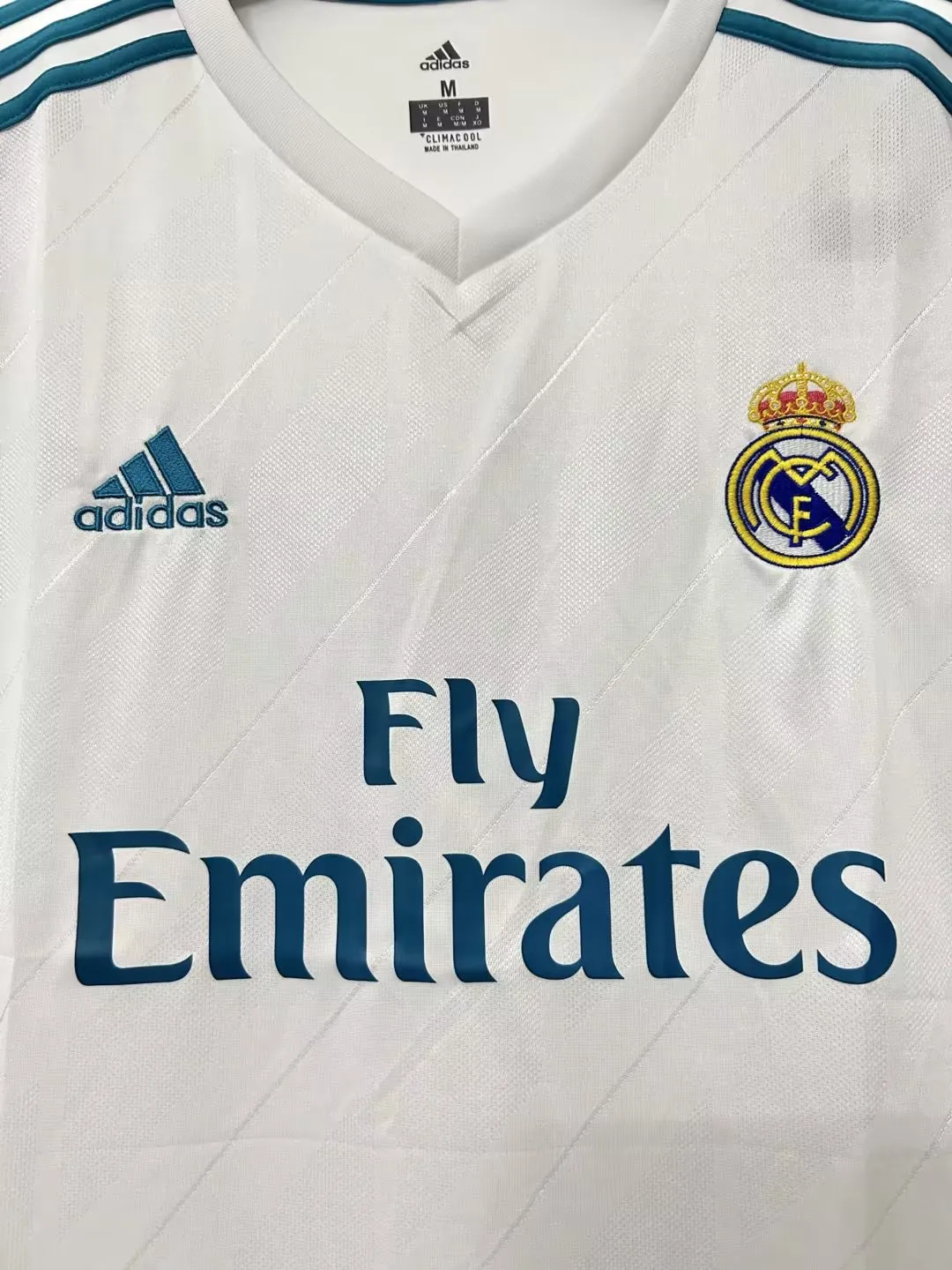 2017/18 Real Madrid Retro Home Long Sleeve Jersey