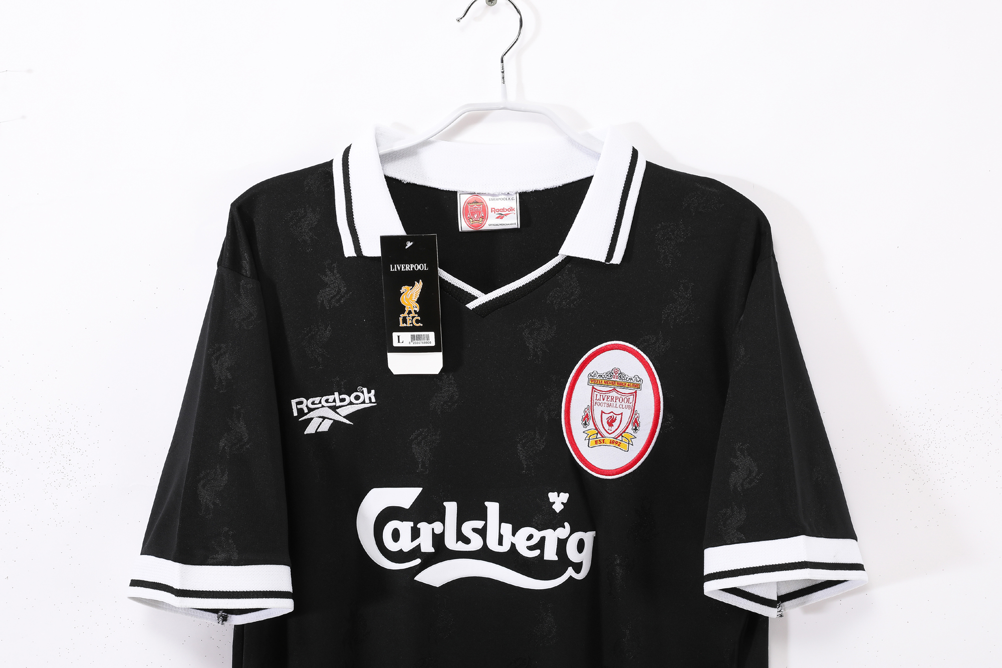 Liverpool Black Retro Jersey 1996/97
