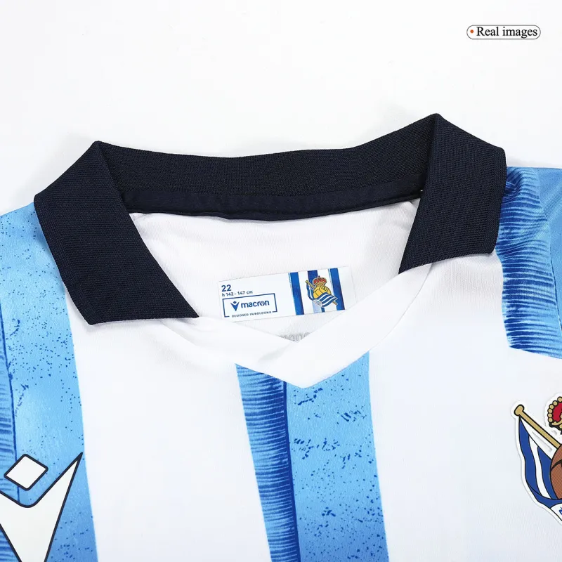 Kids Real Sociedad 2023/24 Home Kit Jersey+Shorts