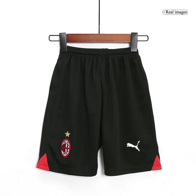 23-24 Kids AC Milan Jersey Home Kit