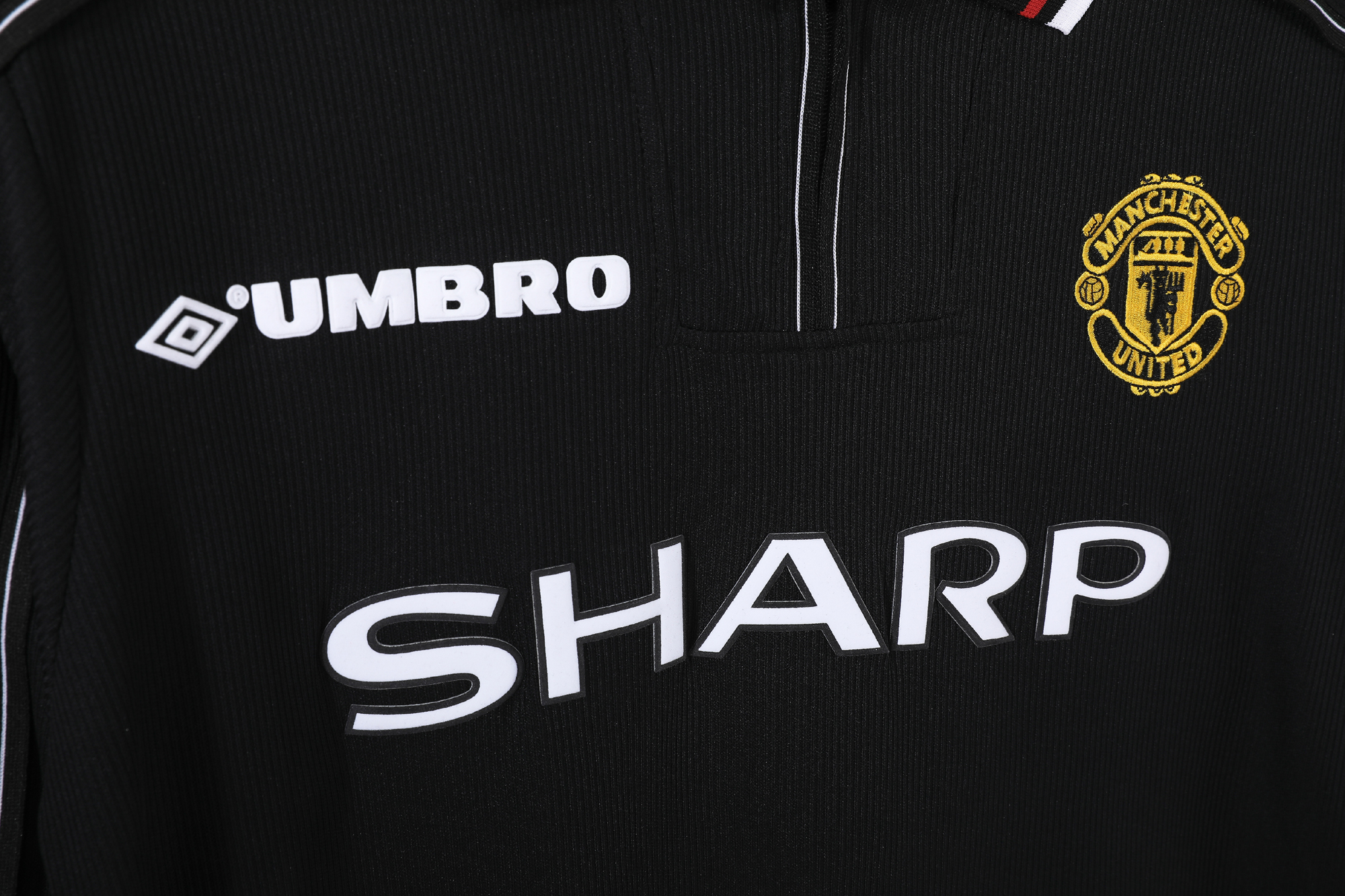 Manchester United Home Retro Long Sleeve Jersey 1998/99 Black Version