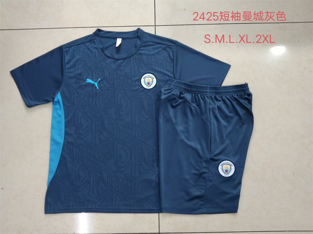 Manchester City Training Short sleeve Suit 24/25